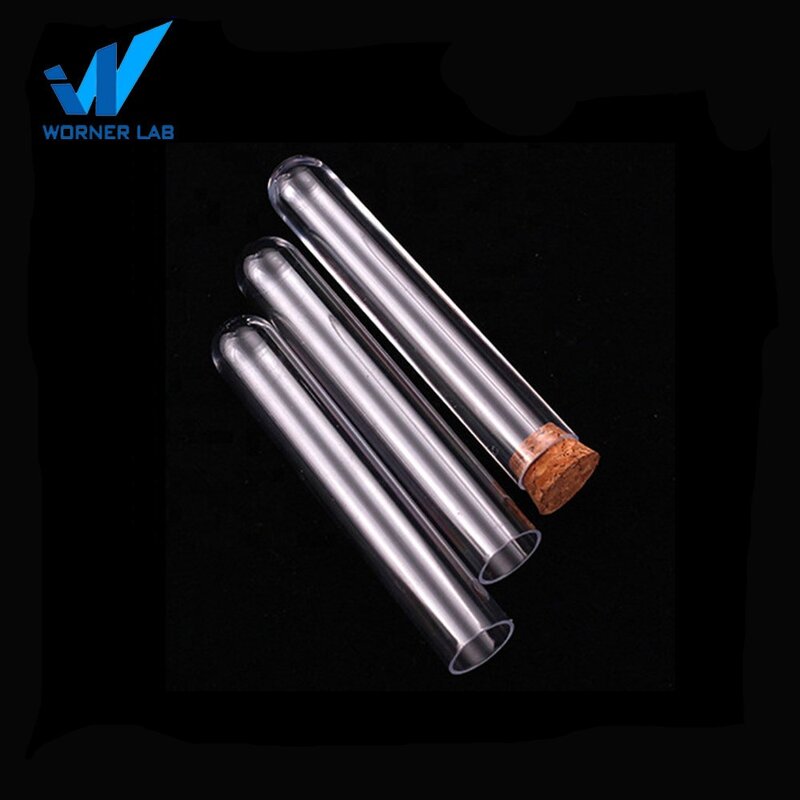 Test Tube Manufacturer - OEM Custom Plastic with Cork Stopper