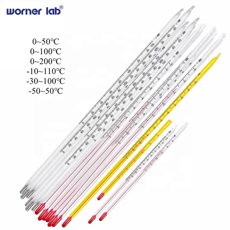Glass Thermometer Factory - OEM Custom 150mm 200mm 300mm 400mm Length