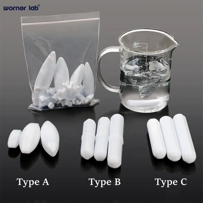 Magnetic Stirrer Bar Factory - OEM Direct Sale PTFE White Stir Bar