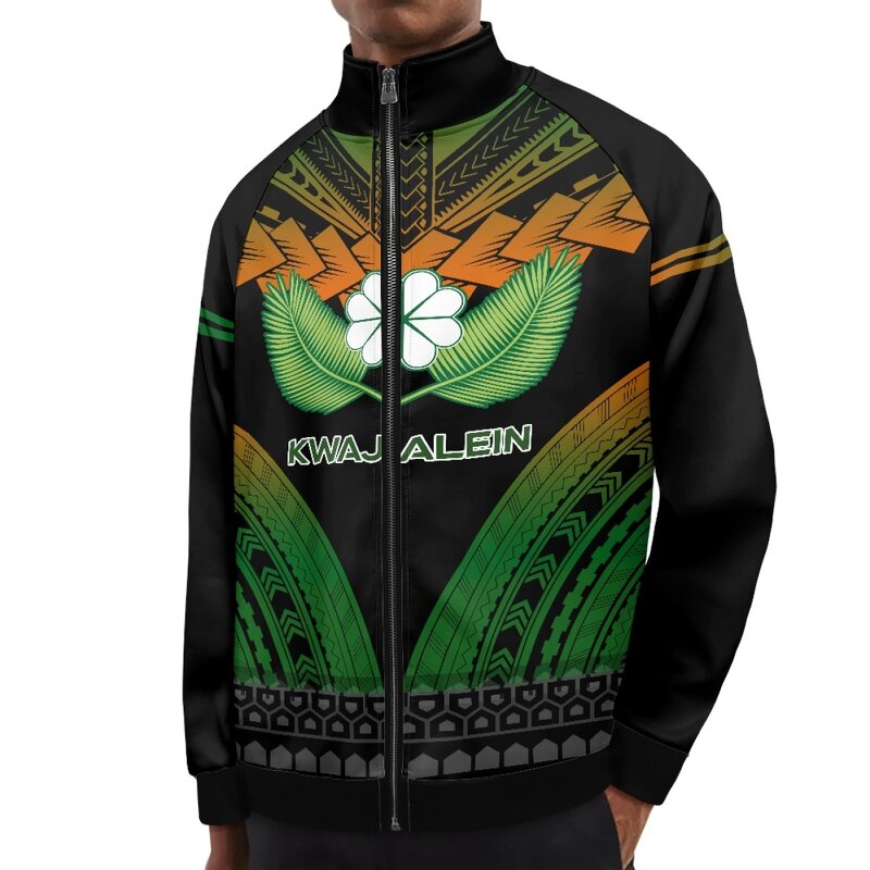 Men's Sweatshirt Jacket Manufacturer - OEM Street Wear Custom Kwajalein Comfortable Stand