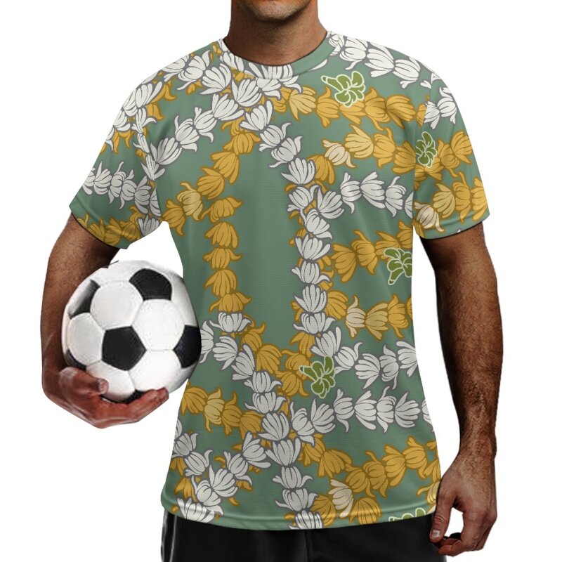 Football Uniform Manufacturer - OEM Customizable Team Maile Puakenikeni Print Jersey