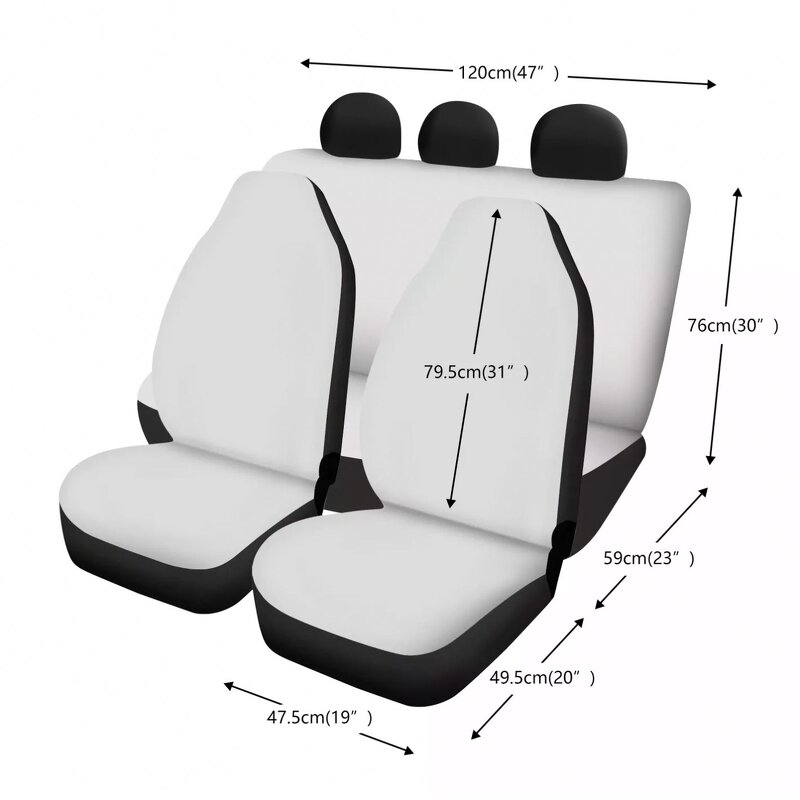 Halloween Seat Cover Factory - OEM Print on Demand 3 Pcs Happy Halloween Assesories Deco