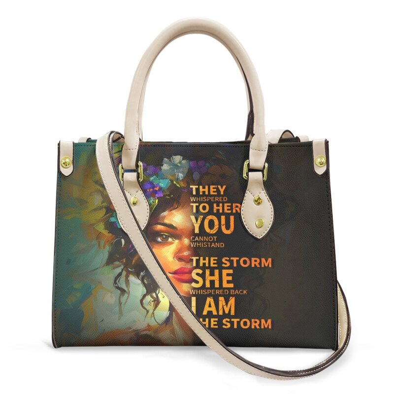 Ladies Pu Handbag Factory - OEM 2024 Designer Exclusive Custom African American Afro