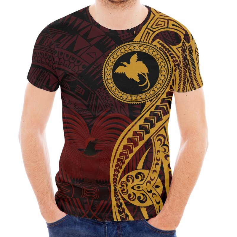 Papua New Guinea T-Shirt Manufacturer - OEM Printing on Demand 2025 Short Sleeve Casual