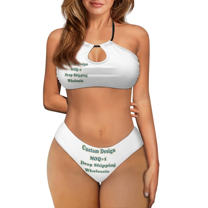 Two Piece Bikini Manufacturer - OEM Aloha Wear Print on Demand Pua Naupaka Plus Size