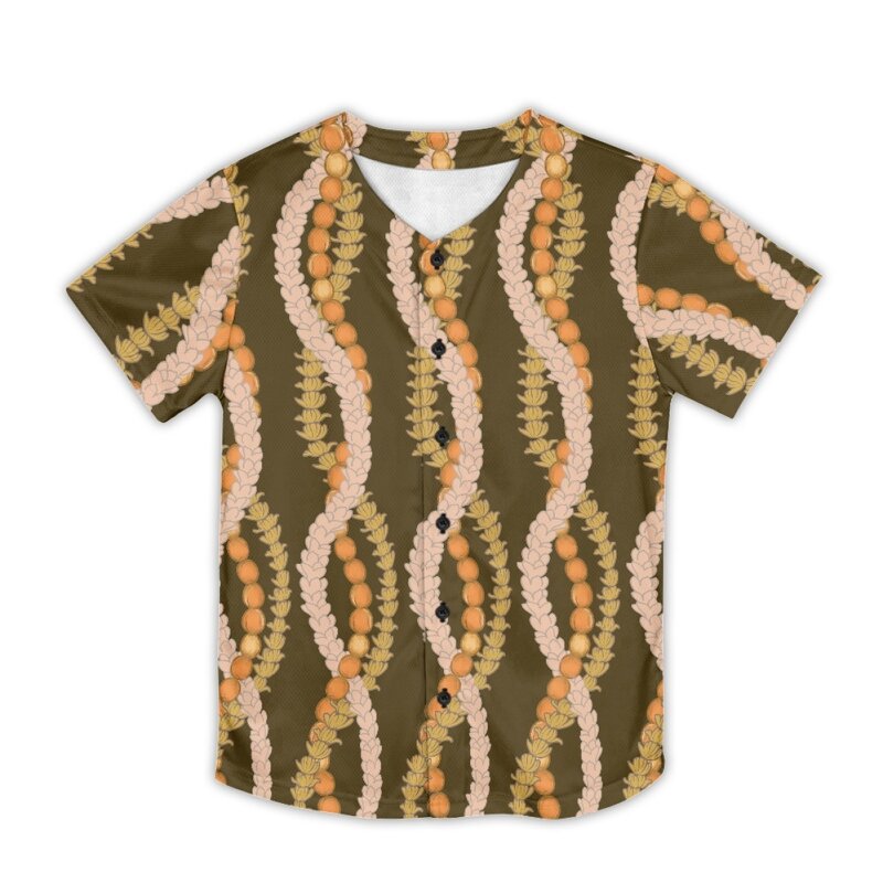 Baseball Shirt Manufacturer - OEM Print on Demand Hawaiian Fashion Boys Girls Simple