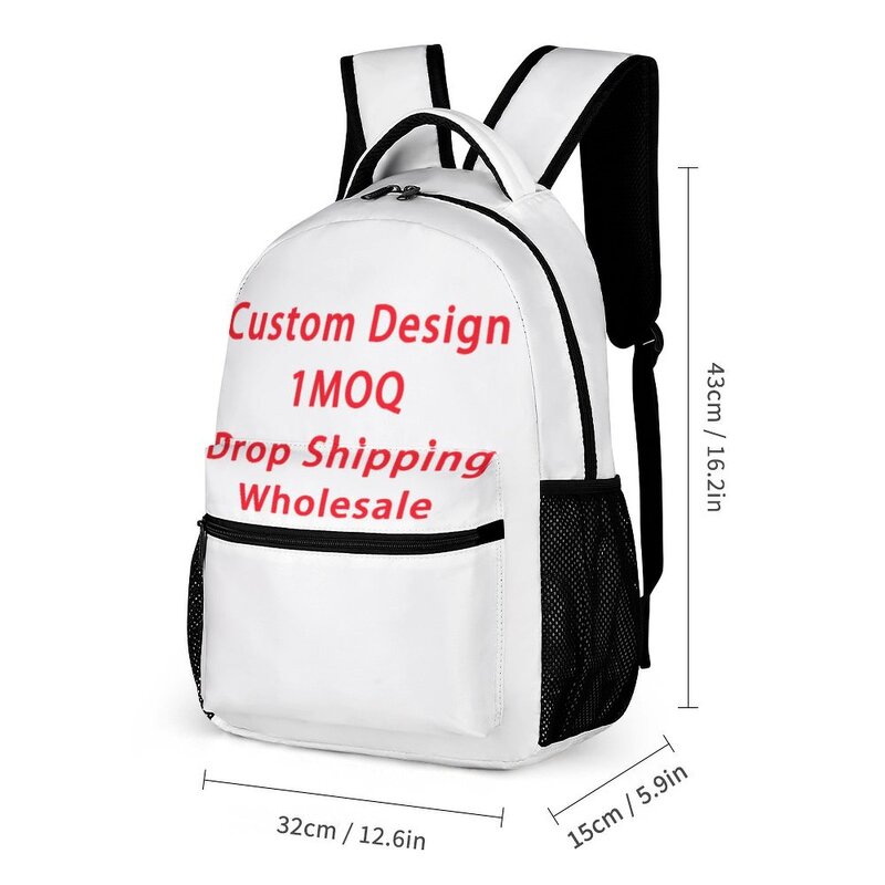Children's School Bags Factory - OEM Moq=1 High Quality Custom Hawaiian Fashion Fern