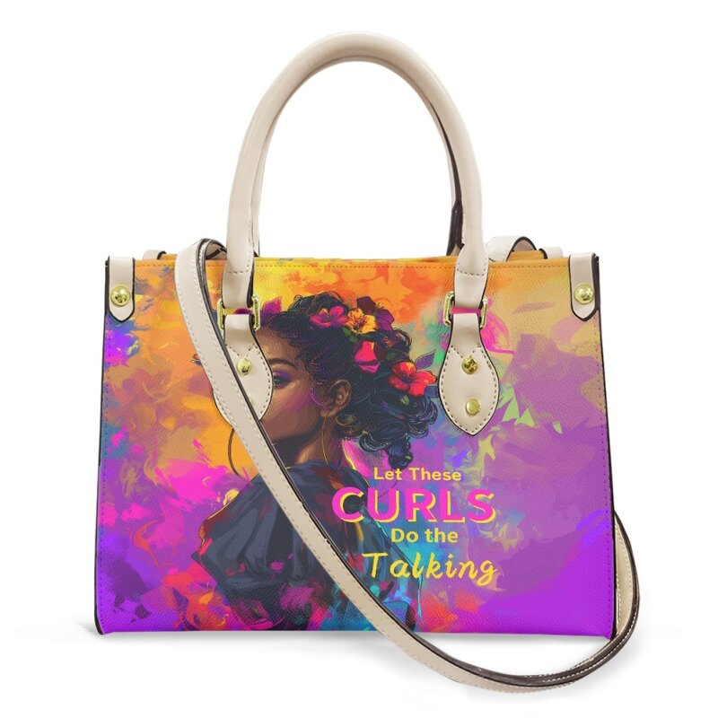 Ladies Pu Handbag Factory - OEM 2024 Designer Exclusive Custom African American Afro