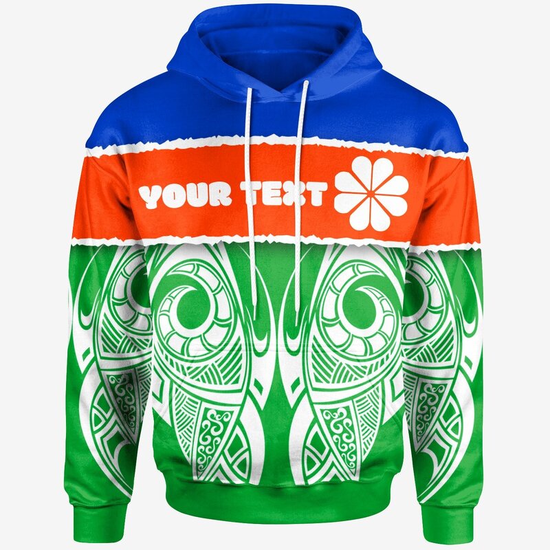 Oversize Hoodie Manufacturer - OEM Hot Selling Polynesian Marshall Islands Kwajalein