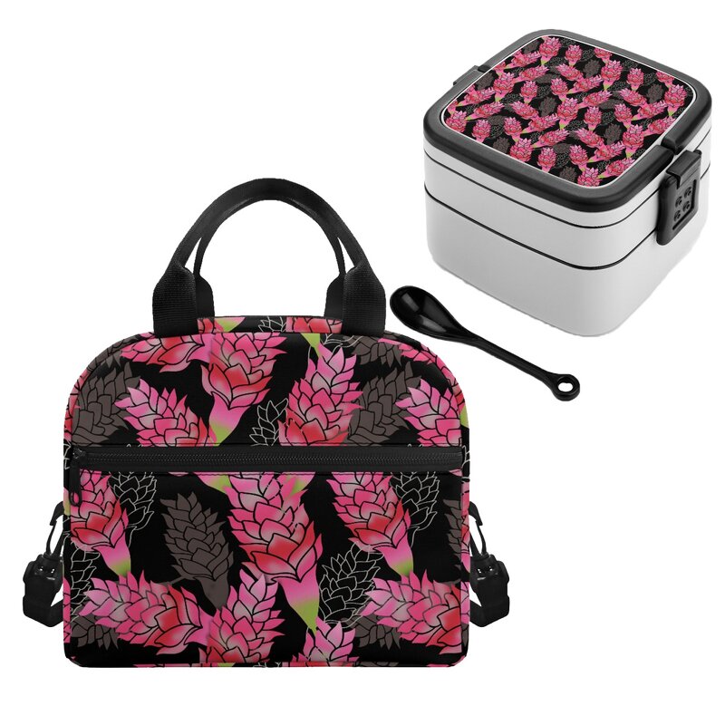 Lunch Tote and Bento Box Manufacturer - OEM Print on Demand Plants Gingers Flower Alpinia