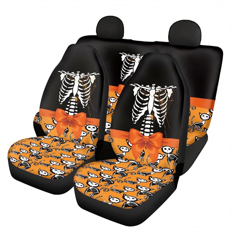 Halloween Seat Cover Factory - OEM Print on Demand 3 Pcs Happy Halloween Assesories Deco