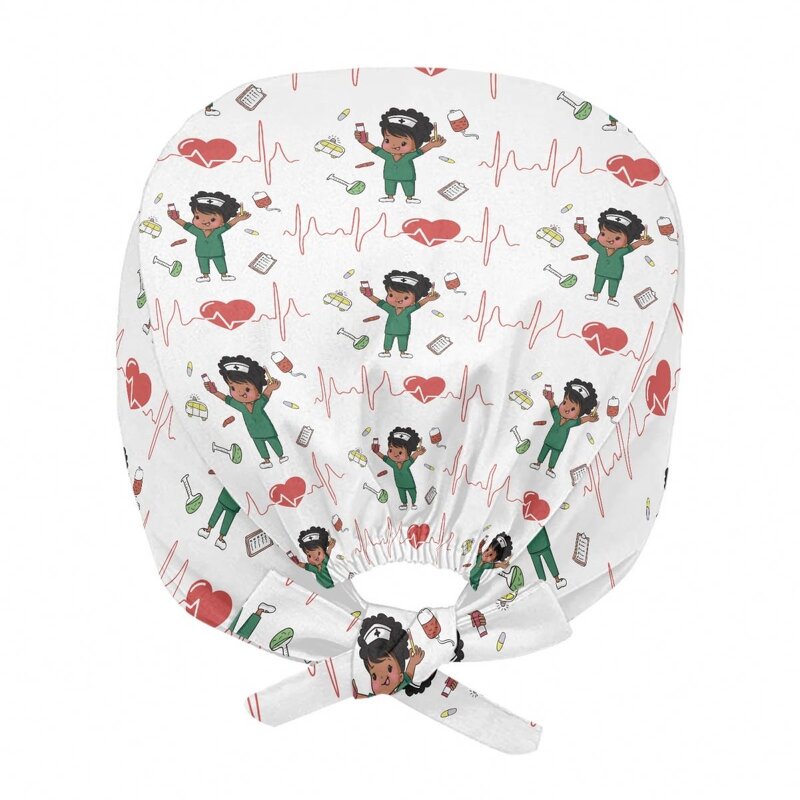 Surgical Scrub Head Caps Factory - OEM Custom Logo Nursing Hat Ponytail Holder Hospital