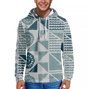 Men's Hooded Sweatshirt Manufacturer - OEM Polynesianculture Custom Island Windproof Warm