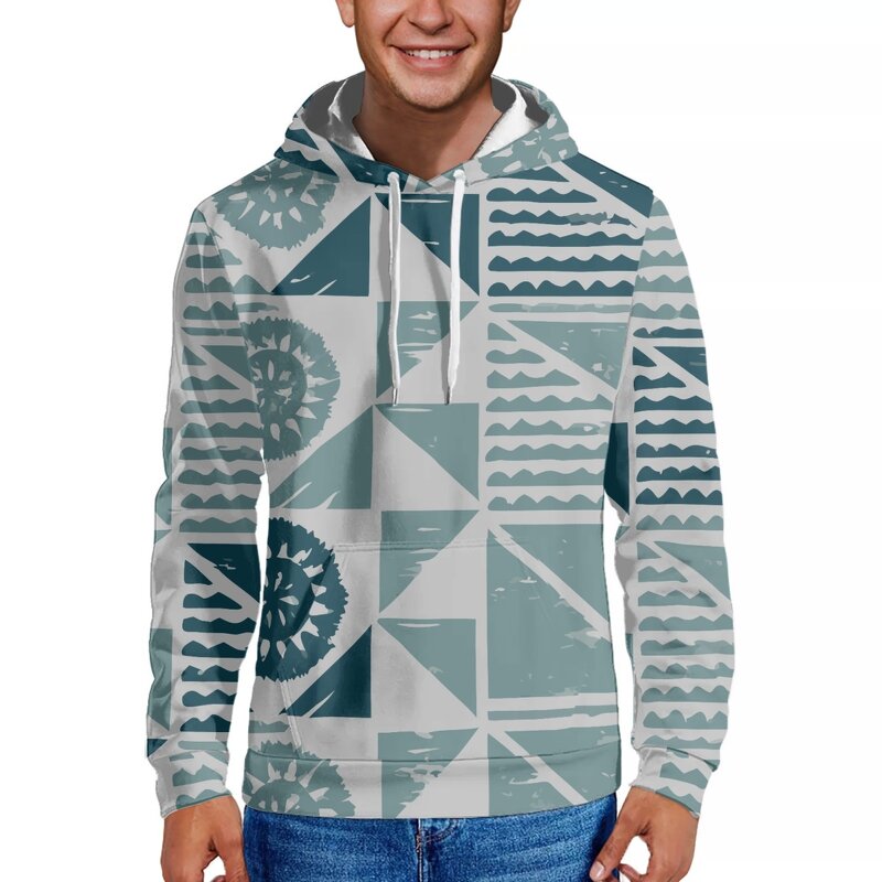 Men's Hooded Sweatshirt Manufacturer - OEM Polynesianculture Custom Island Windproof Warm