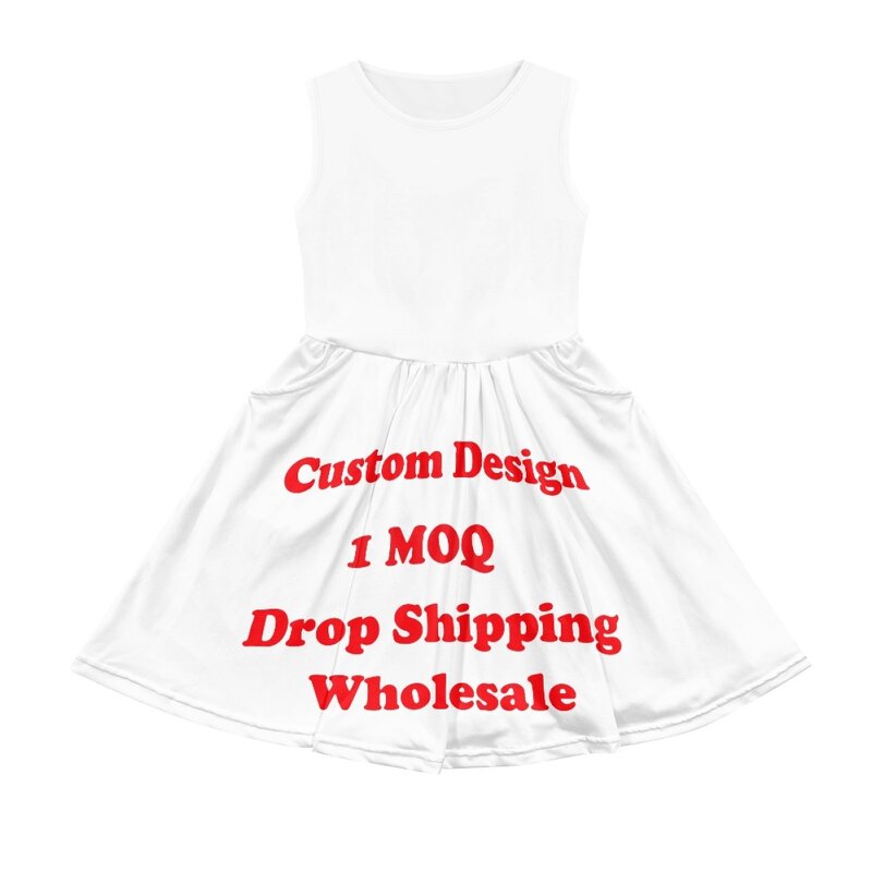 Casual Fashion Girl Dress Factory - OEM Wholesale Latest Fancy Flowers Butterflies Printing