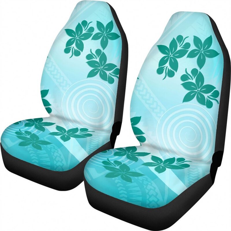 Car Seat Cover Manufacturer - OEM Polynesian Tribal Hawaii Red Tiare Print Custom