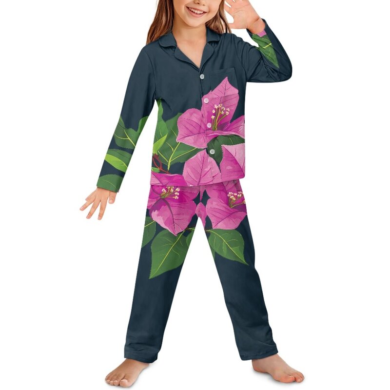 Children's Pajama Set Factory - OEM Factory Self-Operated Custom Island Fashion Print