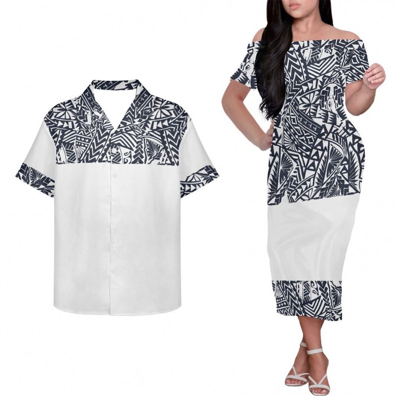 Polynesian Clothing Manufacturer - OEM Polynesian Tribal Hawaiian Pink Hibiscus Flower