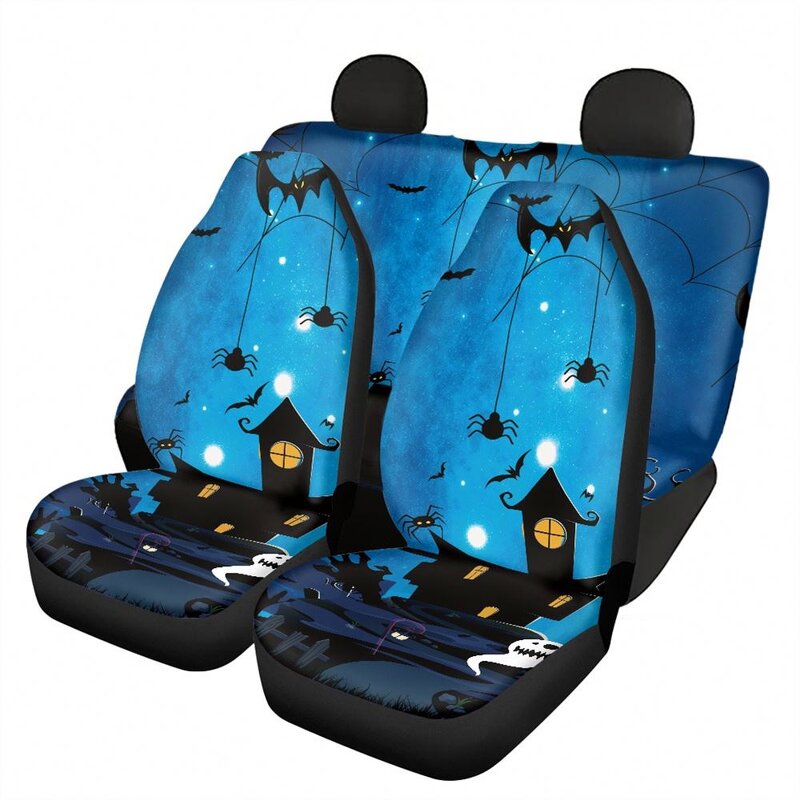 Halloween Seat Cover Factory - OEM Print on Demand 3 Pcs Happy Halloween Assesories Deco