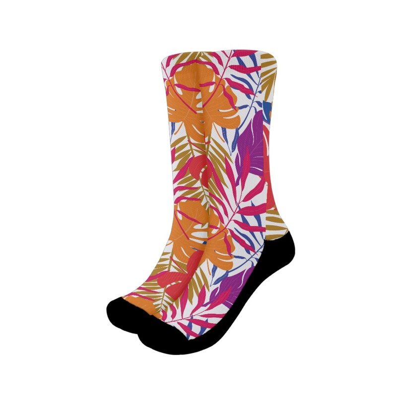 Crew Sport Socks Factory - OEM Hot Sale Polynesian Samoan Tribal Printed Winter Warm