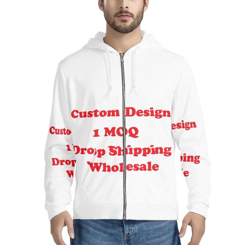 Full Zip Hoodies Factory - OEM Suitable for Men Women Custom PAPUA NEW GUINEA Print
