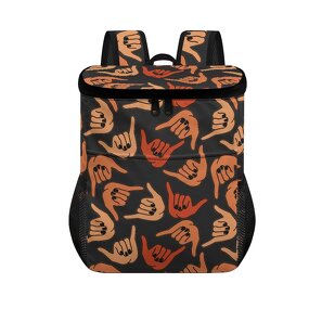 Ice Pack Backpack Factory - OEM Print on Demand Shaka Hand Sign Design Family Outdoor