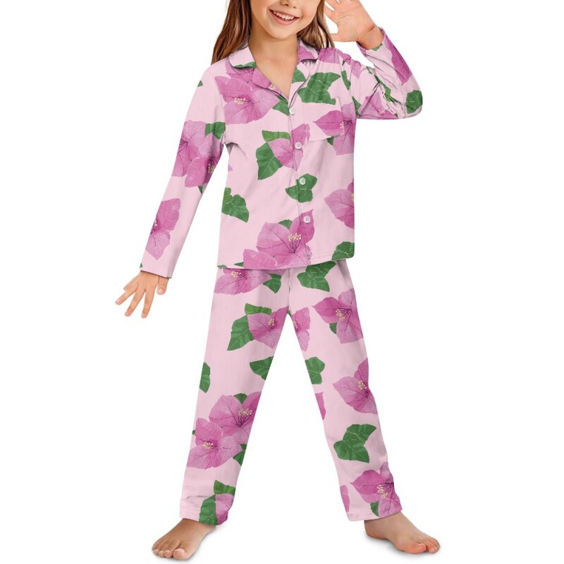 Children's Pajama Set Factory - OEM Factory Self-Operated Custom Island Fashion Print