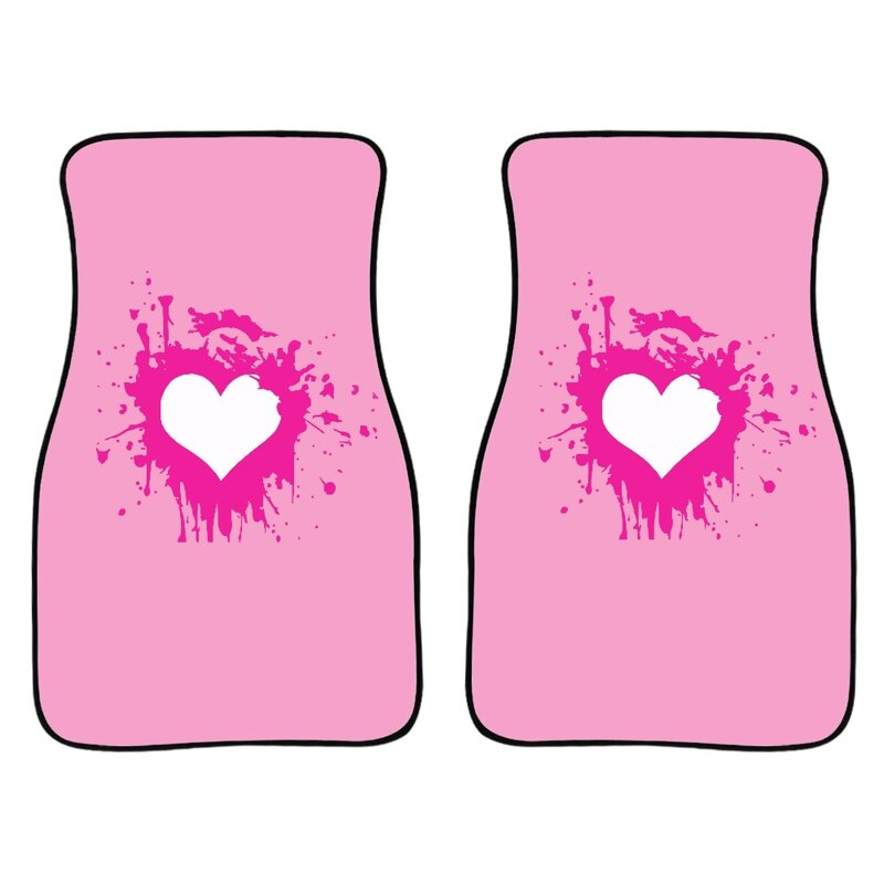 3D Rubber Floor Mats Manufacturer - OEM High Quality Pink Rainbow Print on Demand