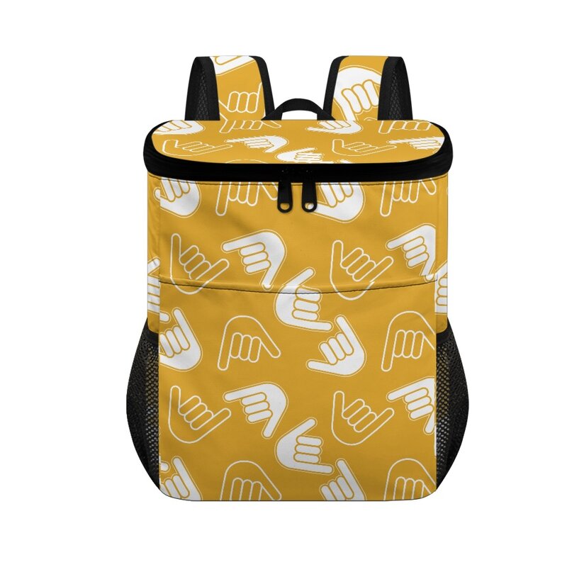 Ice Pack Backpack Factory - OEM Print on Demand Shaka Hand Sign Design Family Outdoor