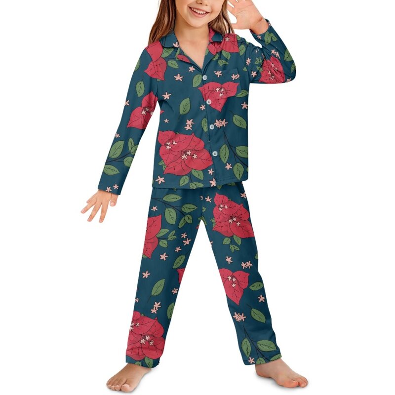 Children's Pajama Set Factory - OEM Factory Self-Operated Custom Island Fashion Print