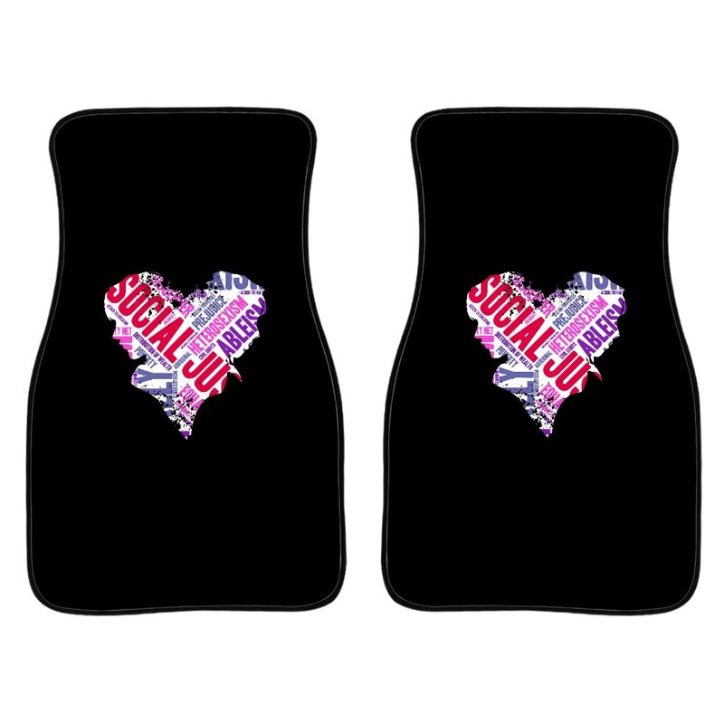 3D Rubber Floor Mats Manufacturer - OEM High Quality Pink Rainbow Print on Demand