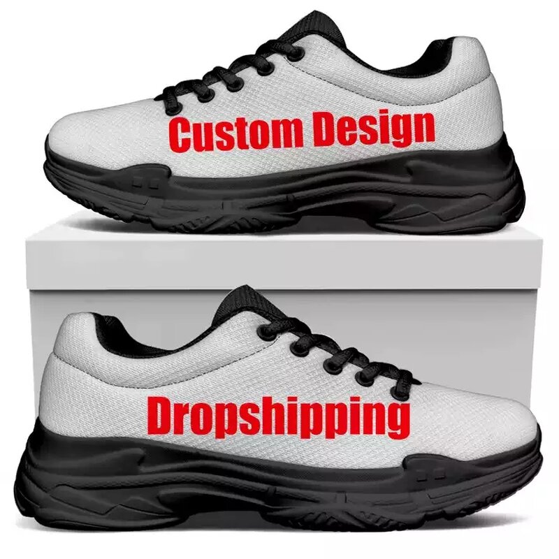 Women Casual Sneakers Manufacturer - OEM Print on Demand Design Pattern Chunky Platform
