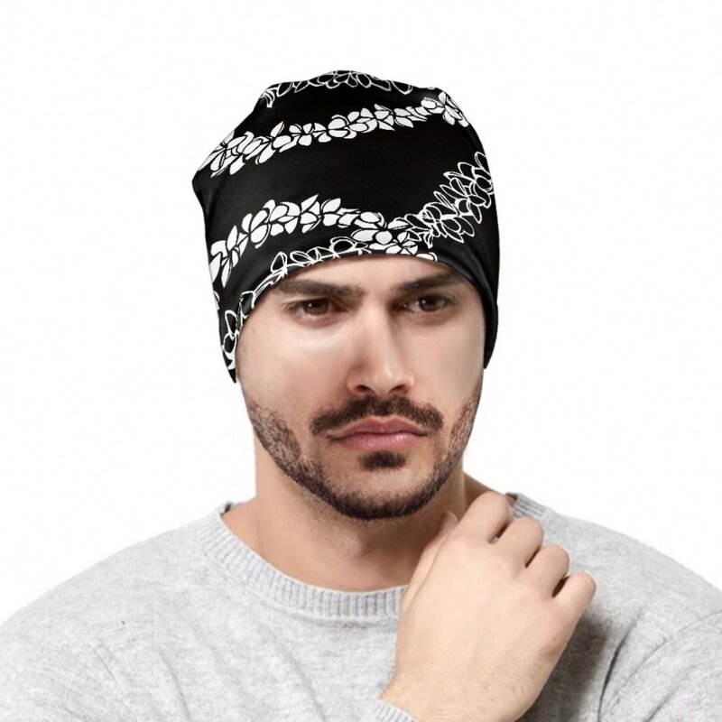 Beanies Outdoor Hat Factory - OEM Puakenikeni Lei Printing Unisex Men Women's Custom