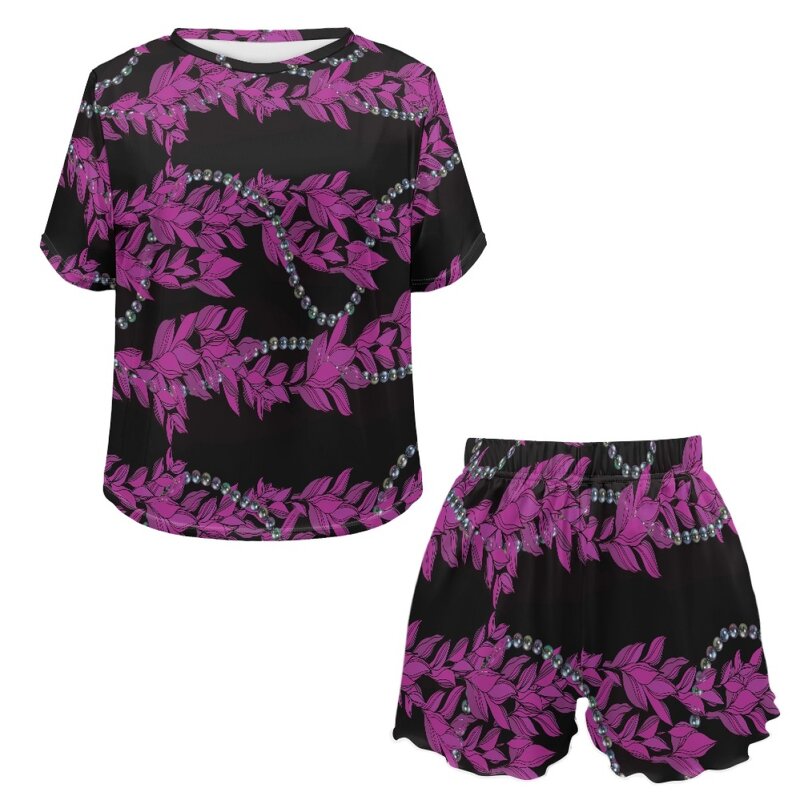 Hawaiian Style Shorts Set Manufacturer - OEM Custom Casual Shorts Short-sleeved Top