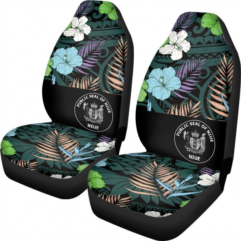 Universal Car Seat Covers Manufacturer - OEM Print on Demand Polynesian Tribal Niue