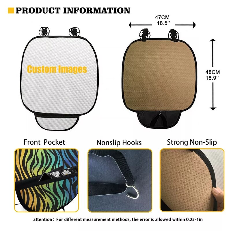 Car Seat Pad Manufacturer - OEM Sublimation Full Set Custom Image Design Print
