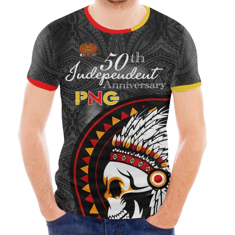Papua New Guinea T-Shirt Manufacturer - OEM Printing on Demand 2025 Short Sleeve Casual