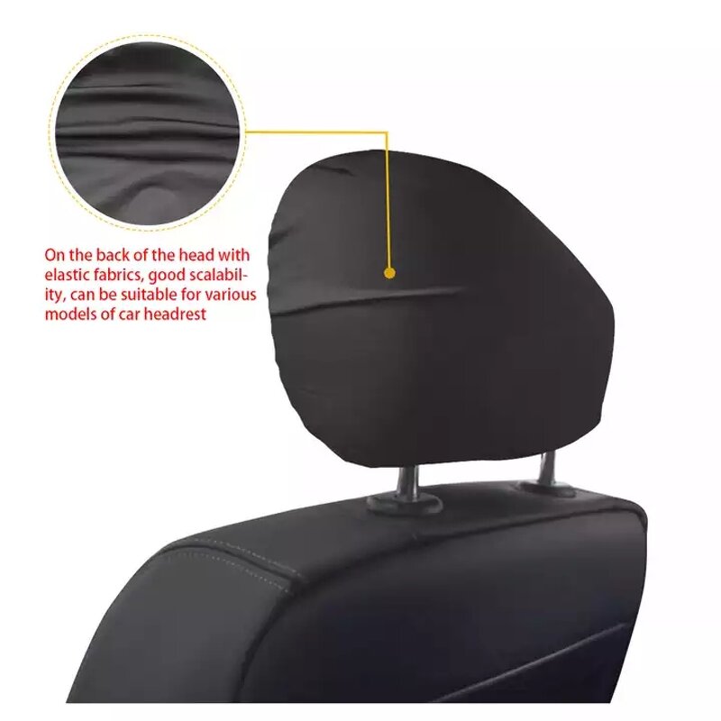 Car Headrest Cover Manufacturer - OEM Custom Bus Advertising Sublimation Print on Demand