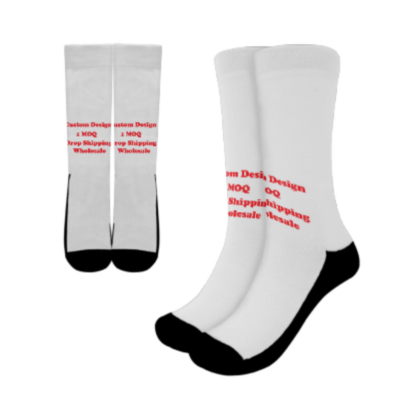 Crew Sport Socks Factory - OEM Hot Sale Polynesian Samoan Tribal Printed Winter Warm