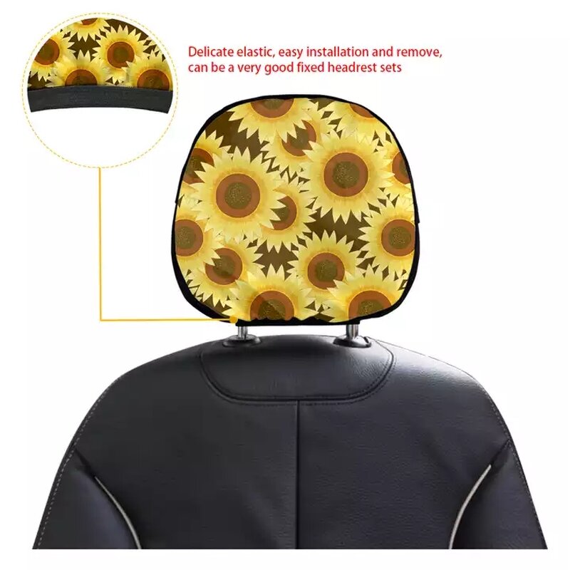 Car Headrest Cover Manufacturer - OEM Custom Bus Advertising Sublimation Print on Demand