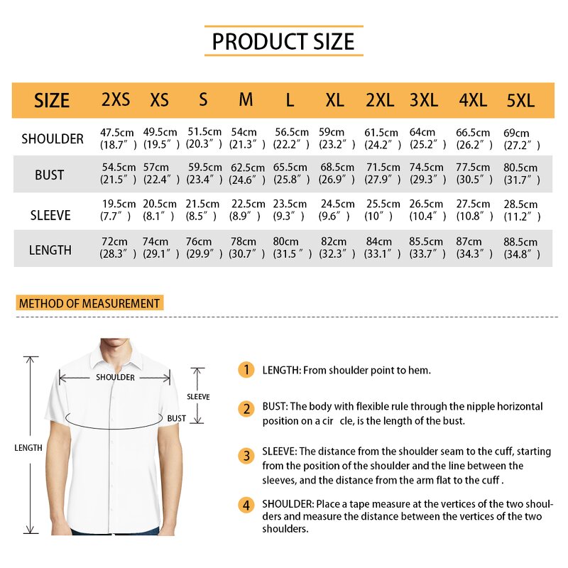 Plus Size Shirt Manufacturer - OEM Custom Daily Wear Print on Demand Marshall Islands