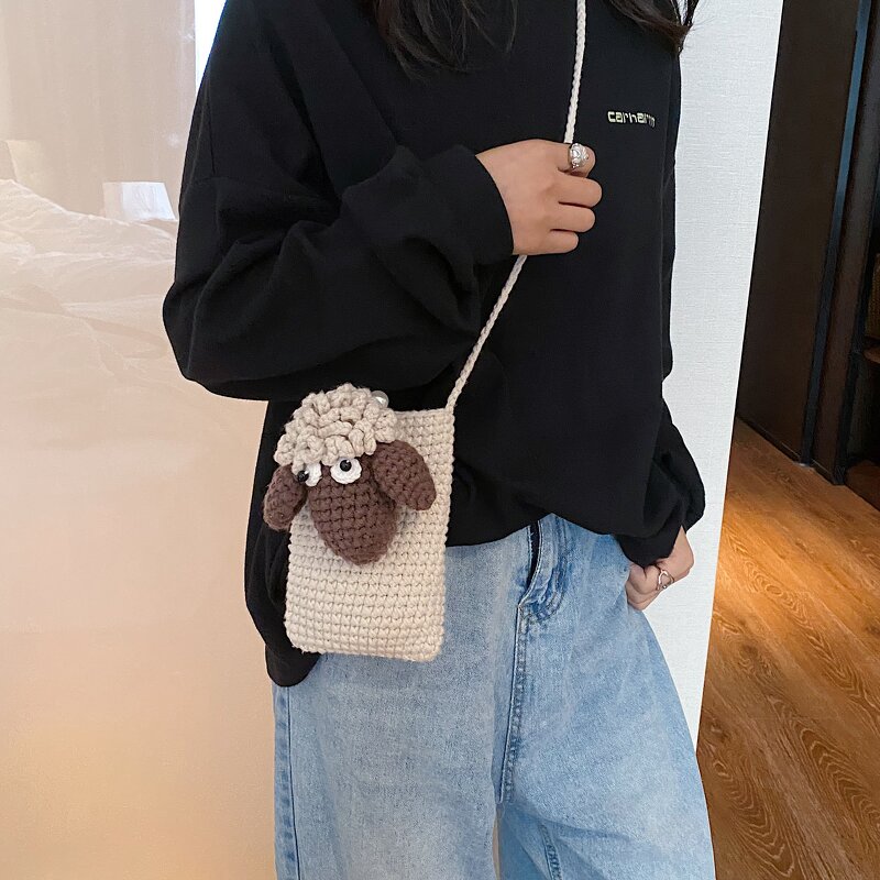 Coin Purse Manufacturer - OEM Custom Cute Little Sheep EVA Girls Wallet