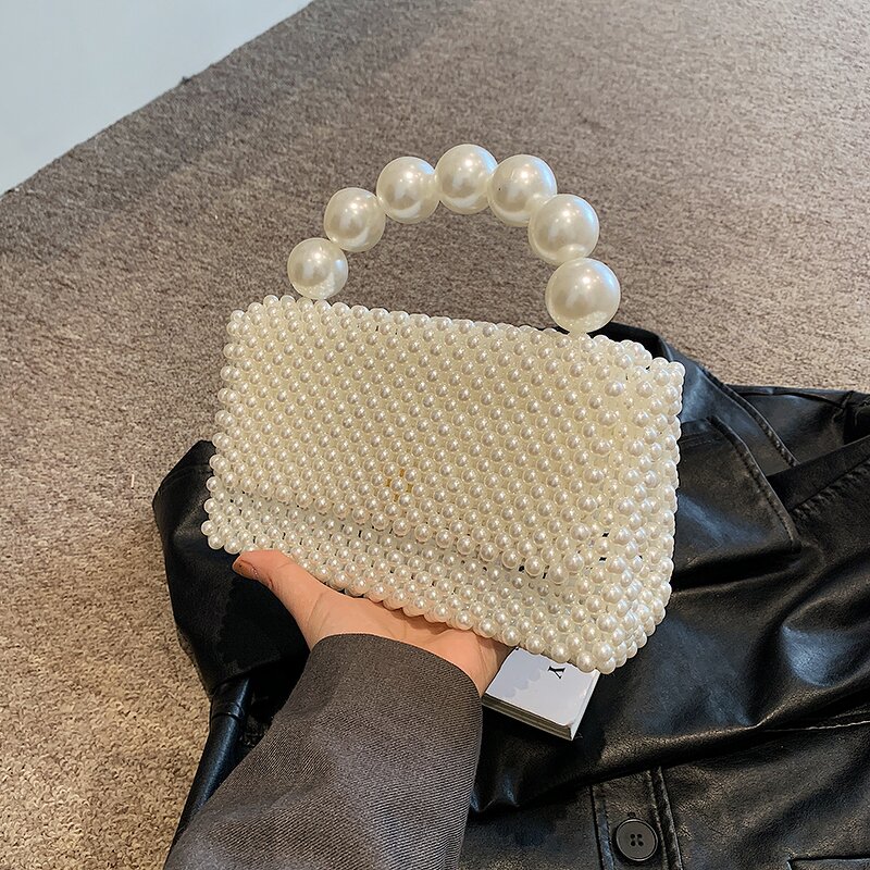 Handbag Manufacturer - OEM Custom Fashion Beaded Pearl Handmade Bags