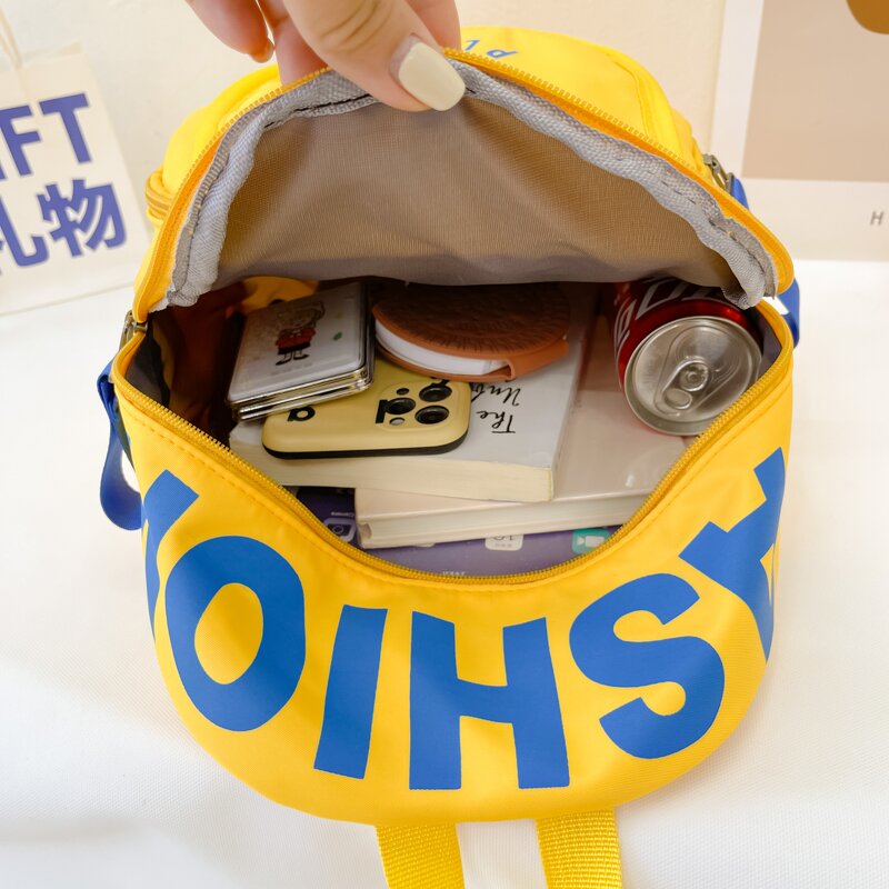 School Backpack Factory - OEM Hot Selling Solid Color Letter Print