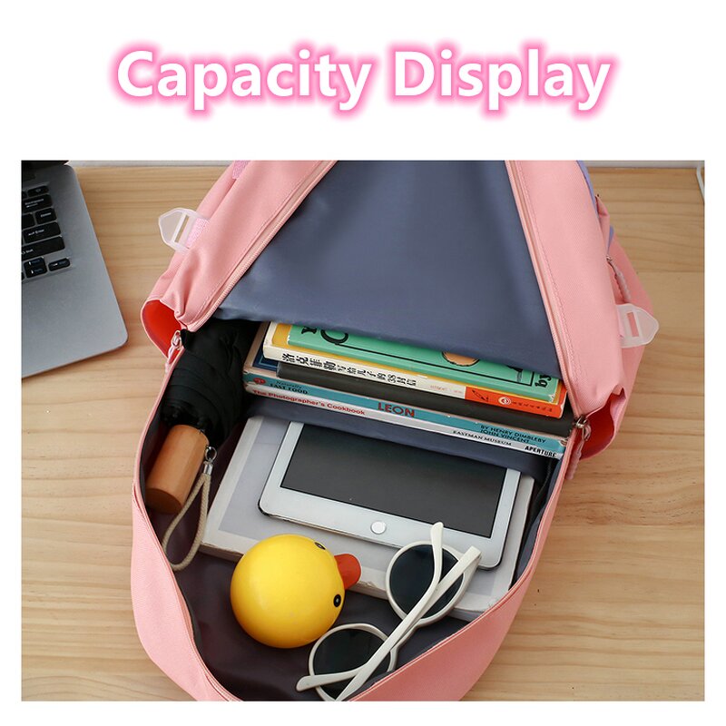 School Backpack Set Factory - OEM Custom Cartoon Nylon Canvas Book Bag