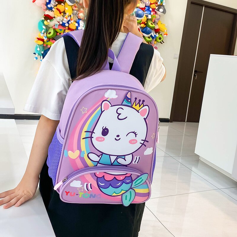 Children's Backpack Factory - OEM Custom Large Capacity Cartoon Animal Print
