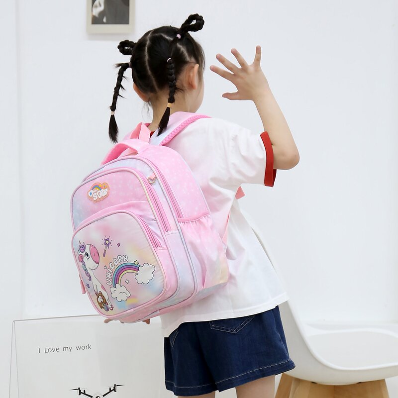 School Backpack Factory - OEM Direct Sales Unicorn Print Oxford Primary