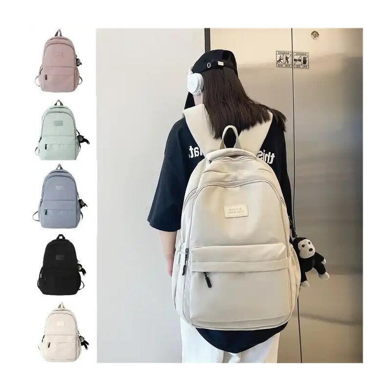 Student Backpack Factory - OEM Wholesale Simple Unisex Nylon College