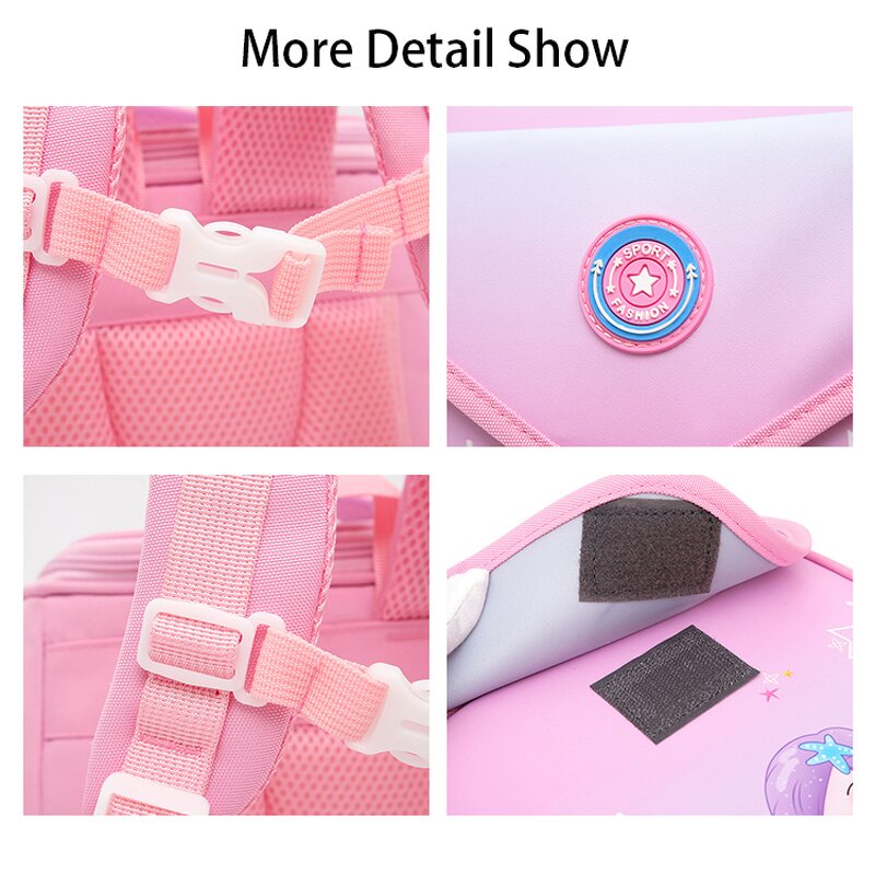 School Backpack Manufacturer - OEM Wholesale Ins Cartoon Mermaid Nylon