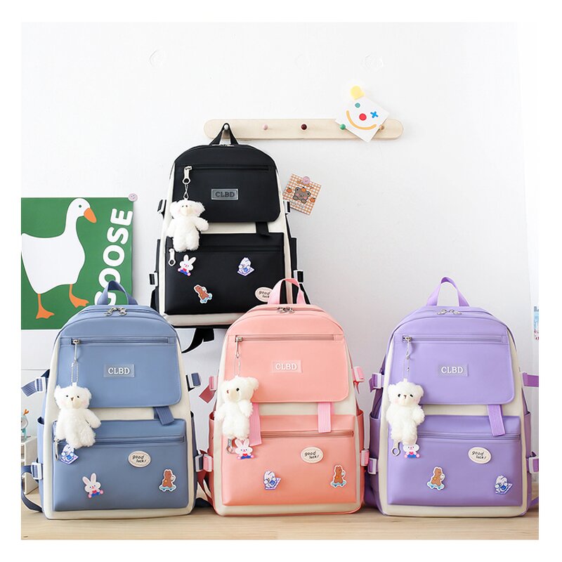 School Backpack Set Factory - OEM Wholesale Lightweight Canvas Cartoon